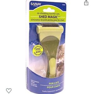 Safari Grooming Shed Magic Deshedder for Cats